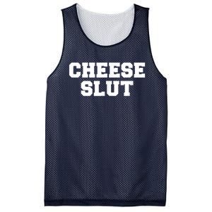 Cheese Slut Funny Adult Humor Sarcasm Men Women Funny Mesh Reversible Basketball Jersey Tank