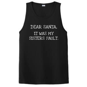 Christmas Sisters Fault Siblings Joke PosiCharge Competitor Tank