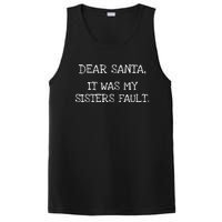 Christmas Sisters Fault Siblings Joke PosiCharge Competitor Tank