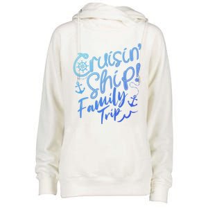 Cruise Squad Family Vacation Matching Fun Reunion Group Funny Gift Womens Funnel Neck Pullover Hood