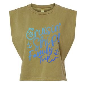 Cruise Squad Family Vacation Matching Fun Reunion Group Funny Gift Garment-Dyed Women's Muscle Tee