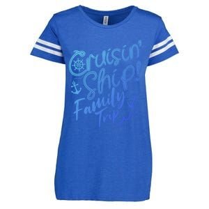 Cruise Squad Family Vacation Matching Fun Reunion Group Funny Gift Enza Ladies Jersey Football T-Shirt