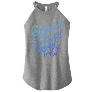 Cruise Squad Family Vacation Matching Fun Reunion Group Funny Gift Women's Perfect Tri Rocker Tank