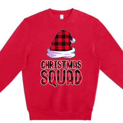 Christmas Squad Family Group Matching Christmas Party Pajama Premium Crewneck Sweatshirt