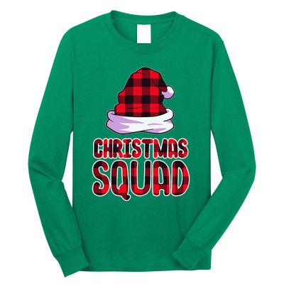 Christmas Squad Family Group Matching Christmas Party Pajama Long Sleeve Shirt