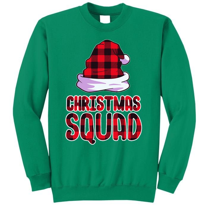 Christmas Squad Family Group Matching Christmas Party Pajama Sweatshirt