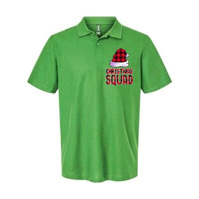 Christmas Squad Family Group Matching Christmas Party Pajama Softstyle Adult Sport Polo