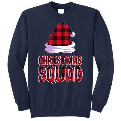 Christmas Squad Family Group Matching Christmas Party Pajama Tall Sweatshirt