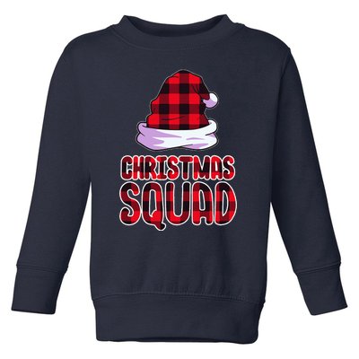 Christmas Squad Family Group Matching Christmas Party Pajama Toddler Sweatshirt