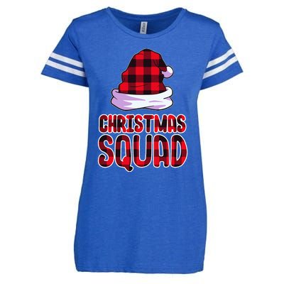 Christmas Squad Family Group Matching Christmas Party Pajama Enza Ladies Jersey Football T-Shirt