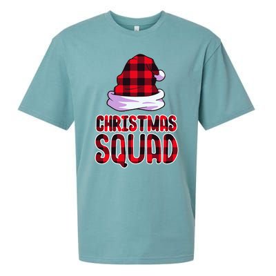 Christmas Squad Family Group Matching Christmas Party Pajama Sueded Cloud Jersey T-Shirt