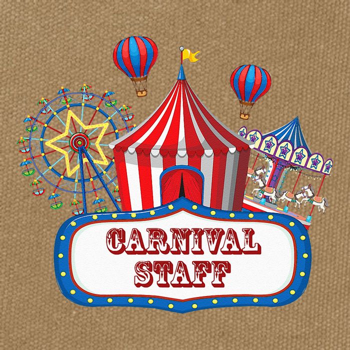 Carnival Staff For Circus Event Staff & Ringmaster Lover Cotton Canvas Backpack