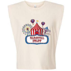 Carnival Staff For Circus Event Staff & Ringmaster Lover Garment-Dyed Women's Muscle Tee