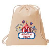 Carnival Staff For Circus Event Staff & Ringmaster Lover Drawstring Bag