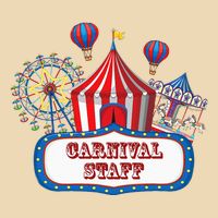 Carnival Staff For Circus Event Staff & Ringmaster Lover Drawstring Bag