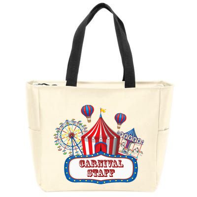 Carnival Staff For Circus Event Staff & Ringmaster Lover Zip Tote Bag