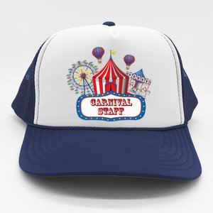 Carnival Staff For Circus Event Staff & Ringmaster Lover Trucker Hat