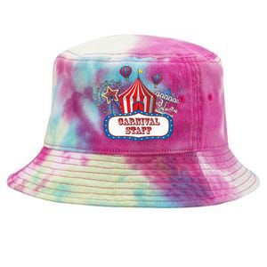 Carnival Staff For Circus Event Staff & Ringmaster Lover Tie-Dyed Bucket Hat