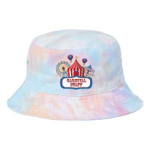 Carnival Staff For Circus Event Staff & Ringmaster Lover Tie Dye Newport Bucket Hat