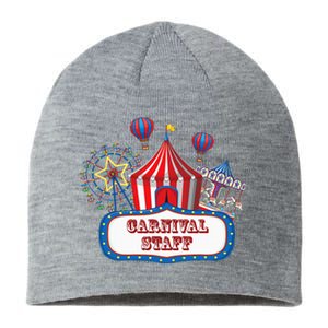 Carnival Staff For Circus Event Staff & Ringmaster Lover Sustainable Beanie