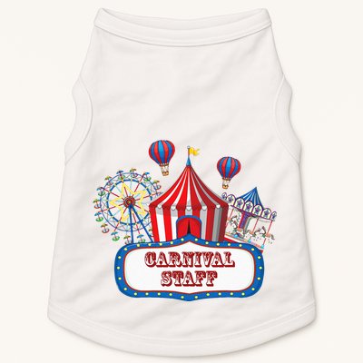 Carnival Staff For Circus Event Staff & Ringmaster Lover Doggie Tank