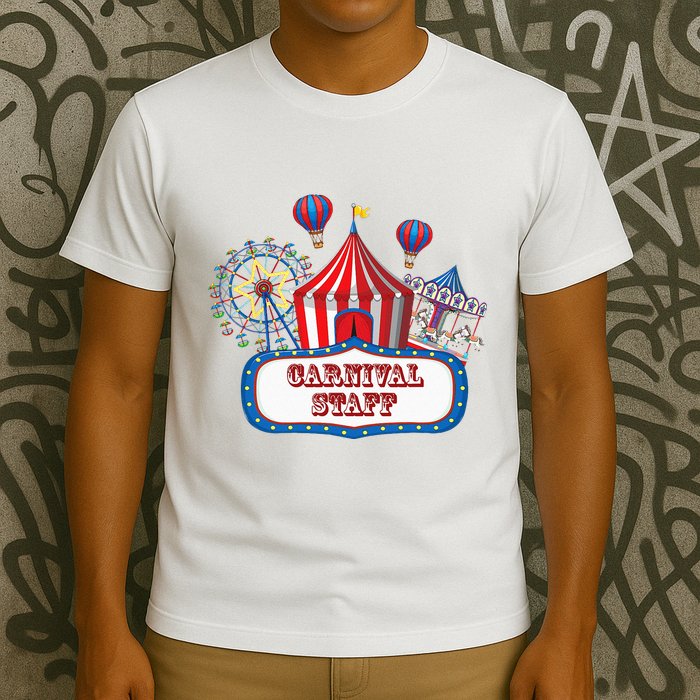 Carnival Staff For Circus Event Staff & Ringmaster Lover T-Shirt