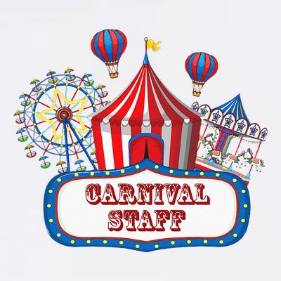 Carnival Staff For Circus Event Staff & Ringmaster Lover T-Shirt