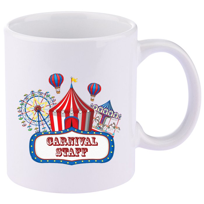 Carnival Staff For Circus Event Staff & Ringmaster Lover 11oz C Handle Ceramic Mug
