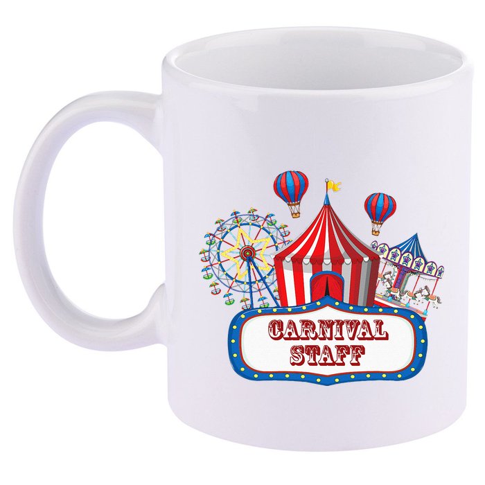 Carnival Staff For Circus Event Staff & Ringmaster Lover 11oz C Handle Ceramic Mug