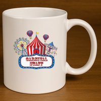 Carnival Staff For Circus Event Staff & Ringmaster Lover 11oz C Handle Ceramic Mug
