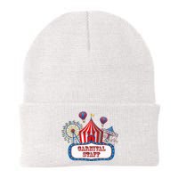 Carnival Staff For Circus Event Staff & Ringmaster Lover Knit Cap Winter Beanie