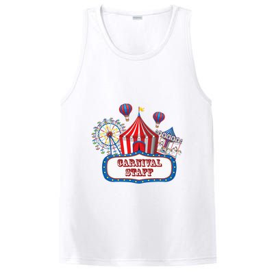 Carnival Staff For Circus Event Staff & Ringmaster Lover PosiCharge Competitor Tank
