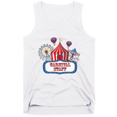 Carnival Staff For Circus Event Staff & Ringmaster Lover Tank Top