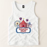 Carnival Staff For Circus Event Staff & Ringmaster Lover Tank Top