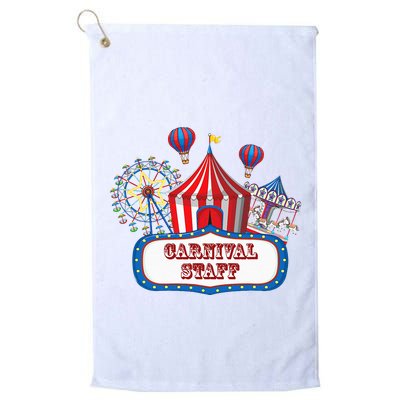 Carnival Staff For Circus Event Staff & Ringmaster Lover Golf Towel