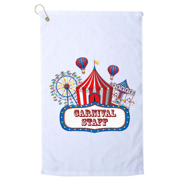 Carnival Staff For Circus Event Staff & Ringmaster Lover Golf Towel