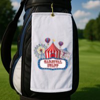 Carnival Staff For Circus Event Staff & Ringmaster Lover Golf Towel