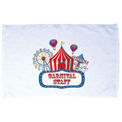 Carnival Staff For Circus Event Staff & Ringmaster Lover Microfiber Hand Towel