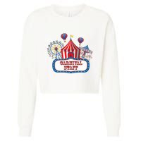 Carnival Staff For Circus Event Staff & Ringmaster Lover Cropped Pullover Crew