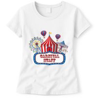 Carnival Staff For Circus Event Staff & Ringmaster Lover Womens T-Shirt