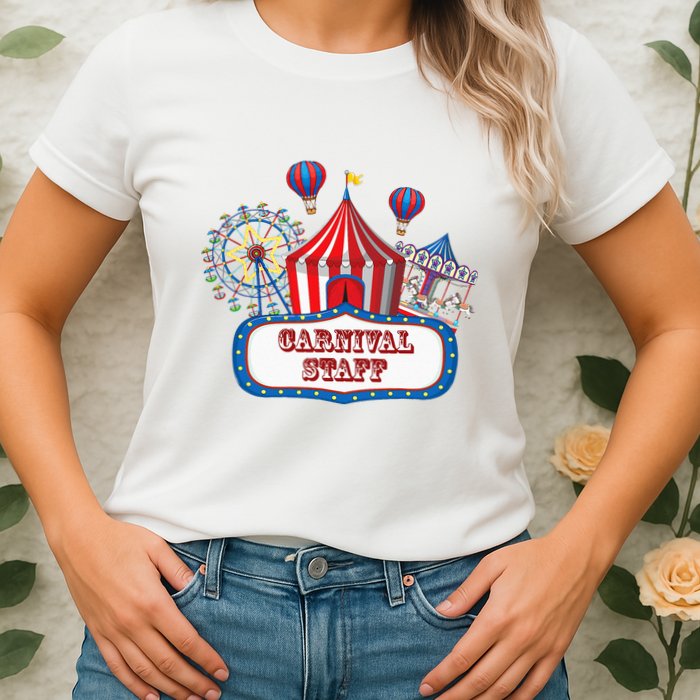 Carnival Staff For Circus Event Staff & Ringmaster Lover Womens T-Shirt