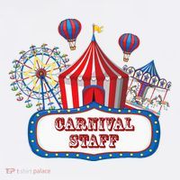 Carnival Staff For Circus Event Staff & Ringmaster Lover Women's V-Neck T-Shirt