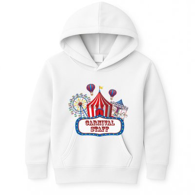 Carnival Staff For Circus Event Staff & Ringmaster Lover Kids Hoodie