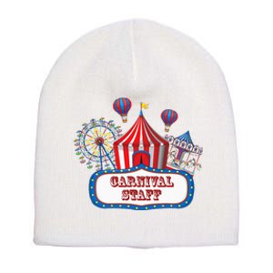 Carnival Staff For Circus Event Staff & Ringmaster Lover Short Acrylic Beanie