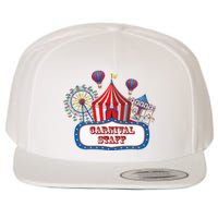 Carnival Staff For Circus Event Staff & Ringmaster Lover Wool Snapback Cap