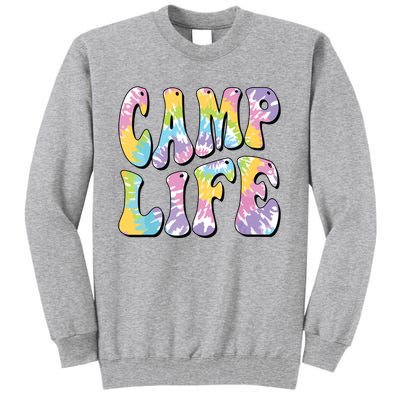 Camping Summer For Girl Summer Camp Life Retro Tall Sweatshirt