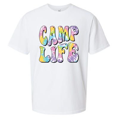 Camping Summer For Girl Summer Camp Life Retro Sueded Cloud Jersey T-Shirt