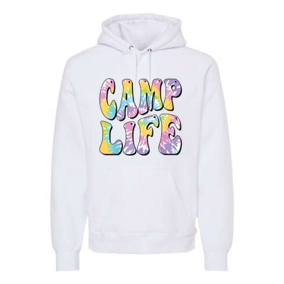 Camping Summer For Girl Summer Camp Life Retro Premium Hoodie