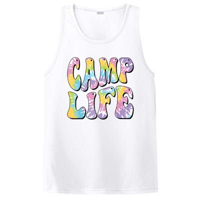 Camping Summer For Girl Summer Camp Life Retro PosiCharge Competitor Tank