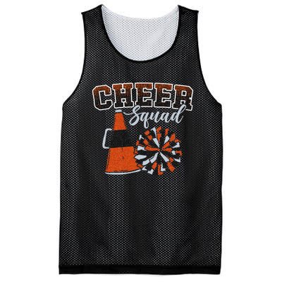 Cheer Squad Funny Cheerleader Cheerleading Orange Mesh Reversible Basketball Jersey Tank